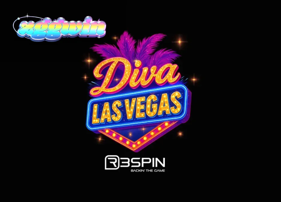 Isang visual na representasyon ng Diva Las Vegas slot na may mga neon lights at showgirl theme.